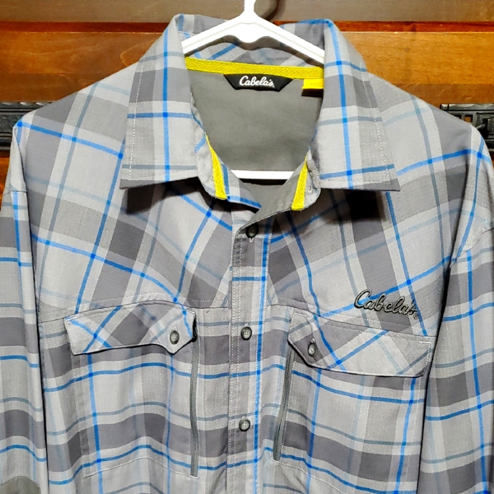 Cabela's Plaid Button Down Shirt